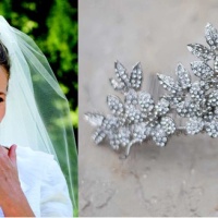 Drew Barrymore's Chanel Wedding Headpiece ~ Look Alike